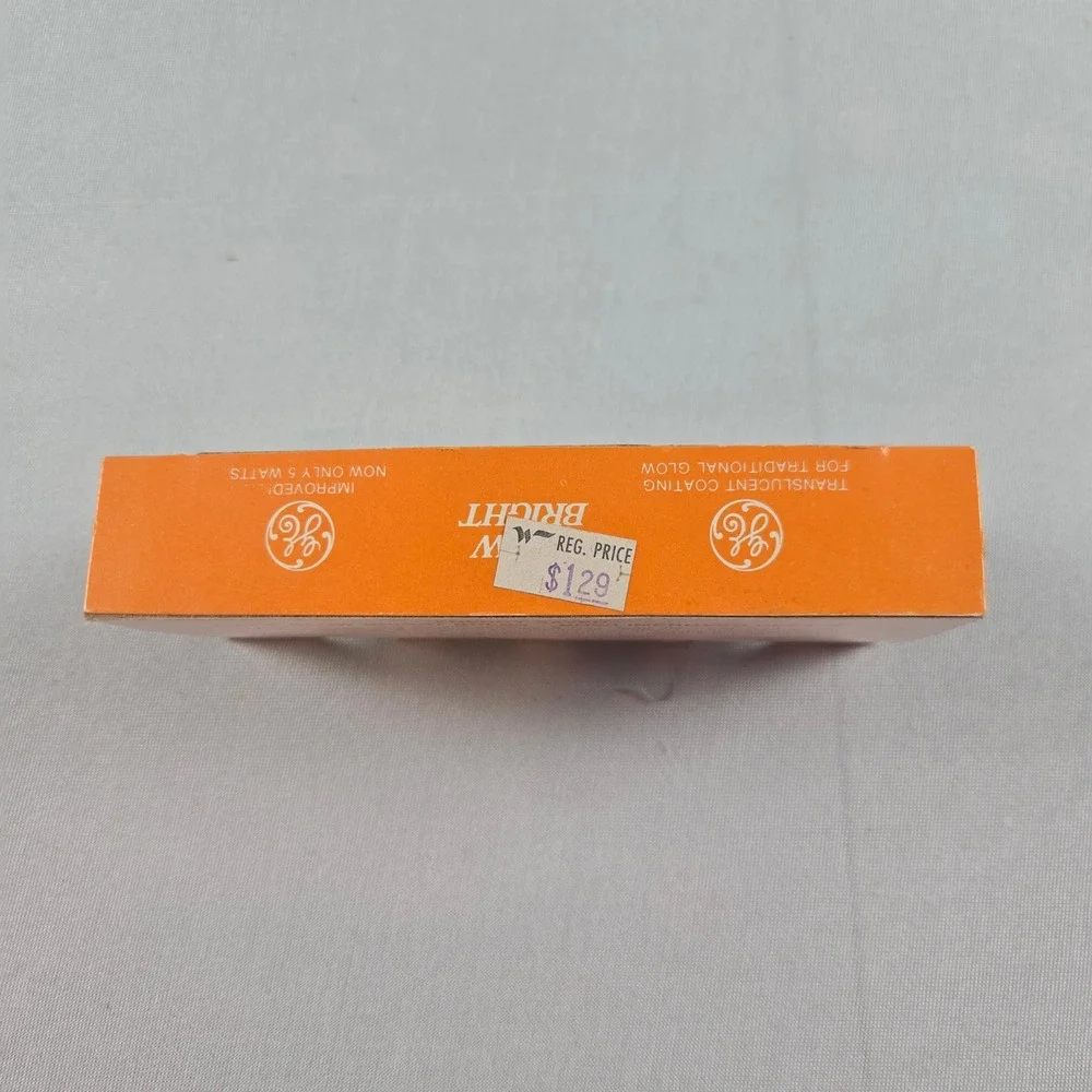 GE Glow Bright C7 Christmas‎ Bulbs 4pk Multi Color Vintage C7-CC 5W Bulbs